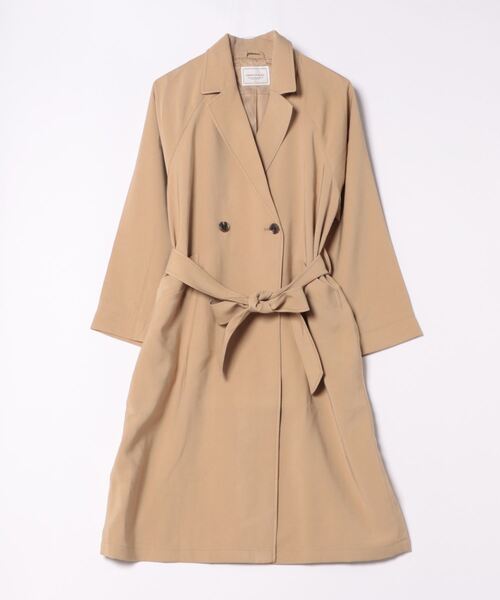 「AMERICAN HOLIC」 トレンチコート X-SMALL アイボリー レディース_画像4