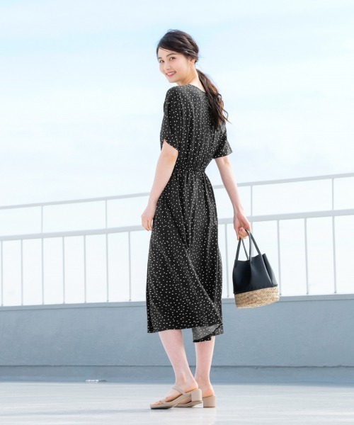 GLOBAL WORK（グローバルワーク） 半袖ワンピース LARGE ブラック系