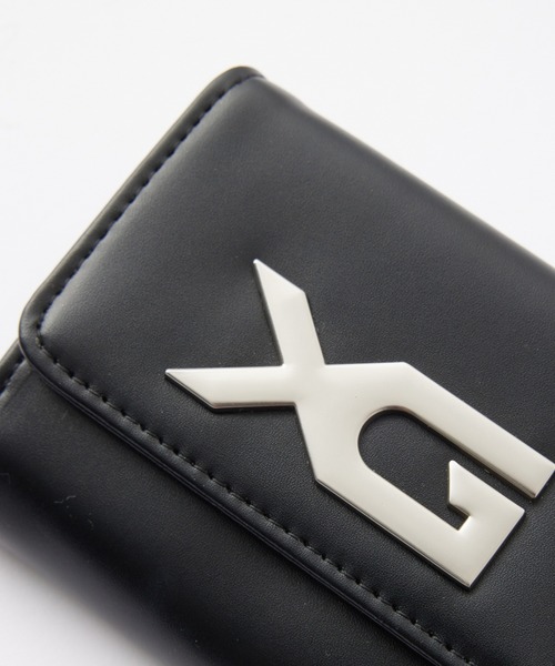 X-girl（エックスガール） 財布 XG EMBLEM BUCKLE FAUX LEATHER MINI