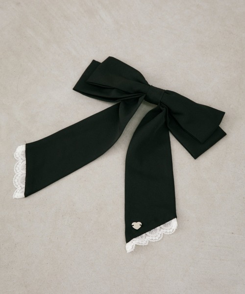ヘアクリップ 「 新色追加 / 4色展開 」big ribbon barrette ビッグ