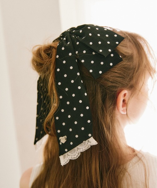 ヘアクリップ 「 新色追加 / 4色展開 」big ribbon barrette ビッグ