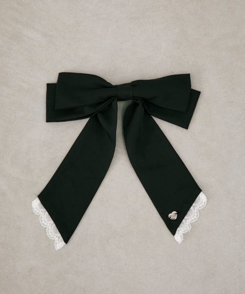 ヘアクリップ 「 新色追加 / 4色展開 」big ribbon barrette ビッグ