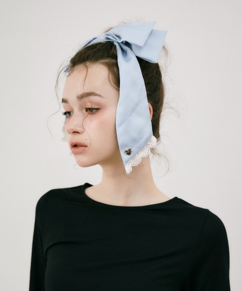 【専用】BIG RIBBON BARRETTE（1週間限定出品！） ヘアクリップ 「 新色追加 / 4色展開 」big ribbon barrette ビッグ