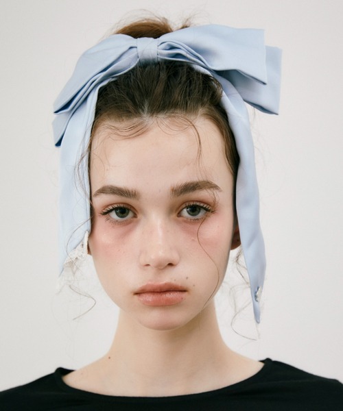 ヘアクリップ 「 新色追加 / 4色展開 」big ribbon barrette ビッグ