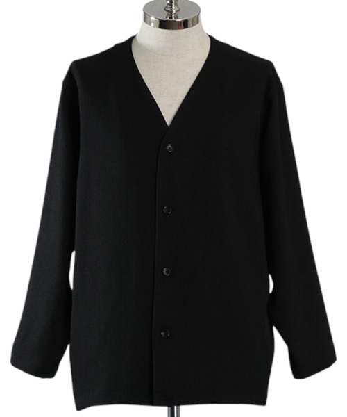 マルチサイズ カーディガン ツイルVネックカーディガン メンズ