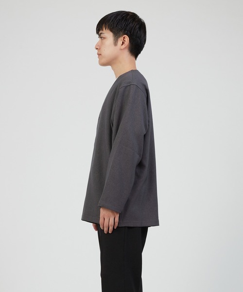 マルチサイズ カーディガン ツイルVネックカーディガン メンズ