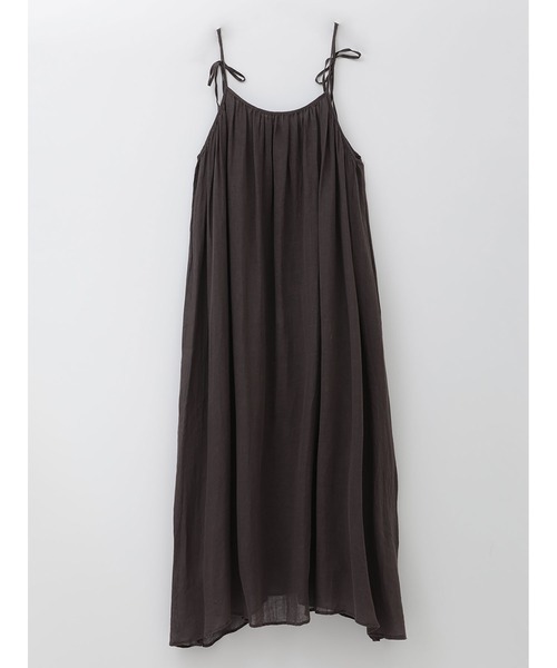 「enchainement」 キャミソールワンピース フリー ダークブラウン レディース_画像5