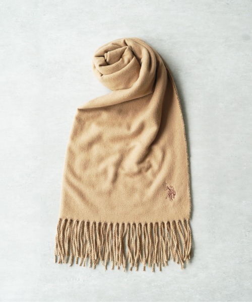 マフラー+ショール u.s. POLO ASSN. logo muffler USPA2016 U.S. POLO ASSN. - u.s. POLO ASSN. logo muffler USPA2016の通販 by