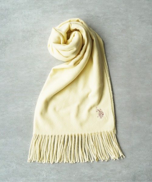 マフラー+ショール u.s. POLO ASSN. logo muffler USPA2016 U.S. POLO ASSN. - u.s. POLOマフラー logo muffler USPA2016の通販 by