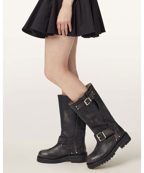 ブーツ TAY LEATHER BIKER BOOTS | TAY レザー バイカー ブーツ レディースの画像