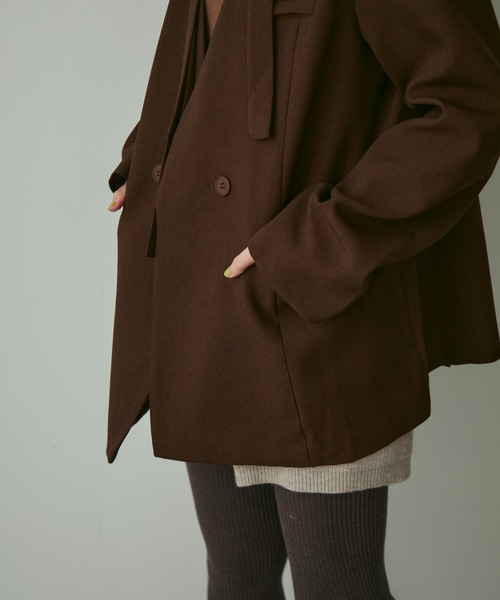 full/fill. ジャケット ノーカラージャケット ribbon no collar jacket