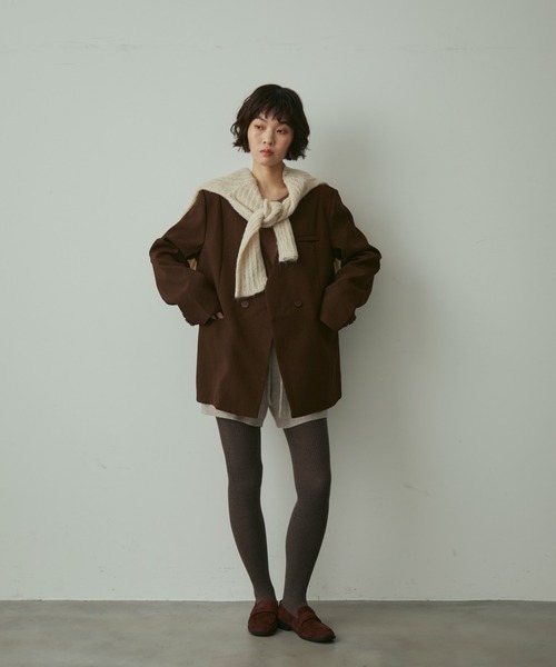 full/fill. ジャケット ノーカラージャケット ribbon no collar jacket