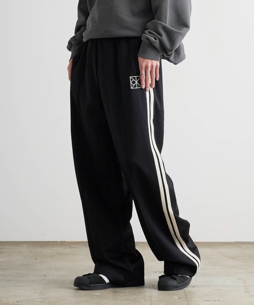 Calvin Klein（カルバン・クライン） パンツ DBL KNIT STRIPE TRACK