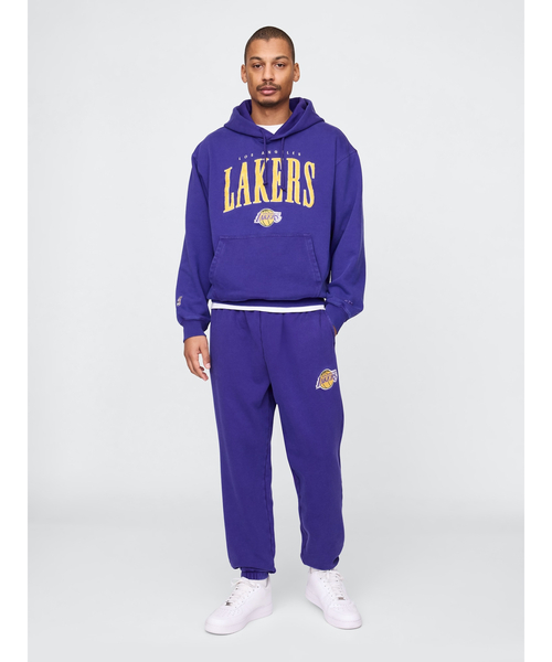 NBA ロサンゼルス レイカーズ ロゴ ヘビーウェイトパーカー GAP