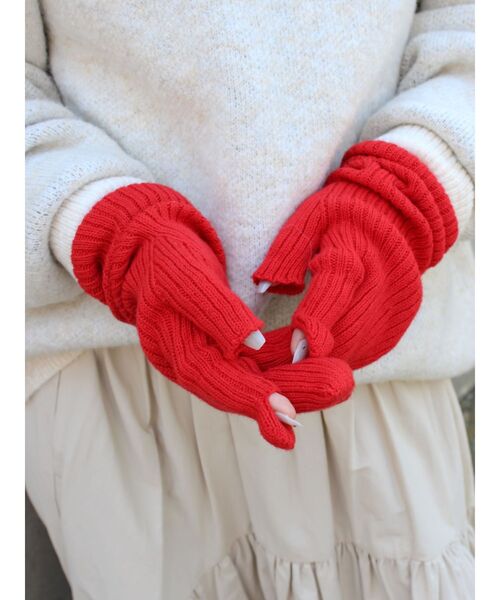 Ungrid（アングリッド） 手袋 ニットスカーフミトンセット レディース