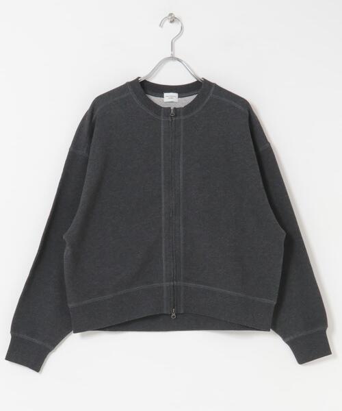 URBAN RESEARCH DOORS グレー USAコットン カーディガン URBAN RESEARCH DOORS（アーバンリサーチドアーズ） カーディガン