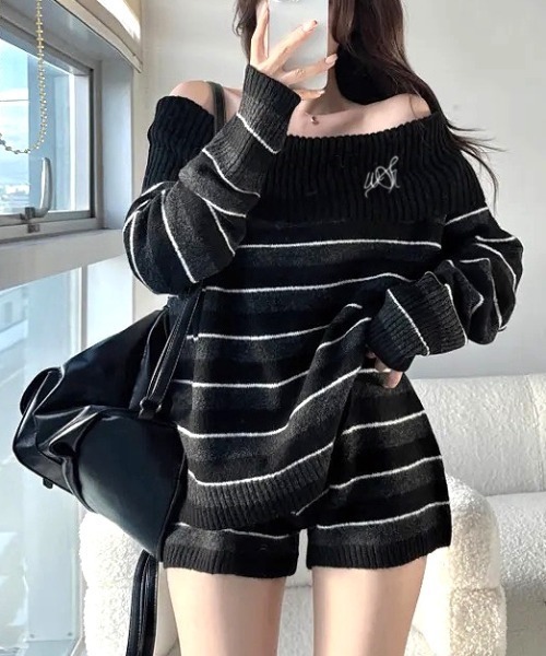 SHEENA（シーナ） セットアップ 「セットアップ」ワンポイント刺繍ロゴ