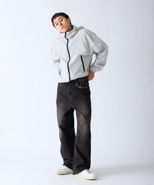 SUPPLIER（サプライヤー） ジーンズ Switching Pierced Baggy Jeanes