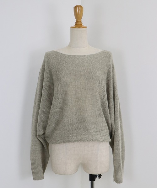 「BLUEEAST」 長袖ニット MEDIUM ピンク レディース_画像7