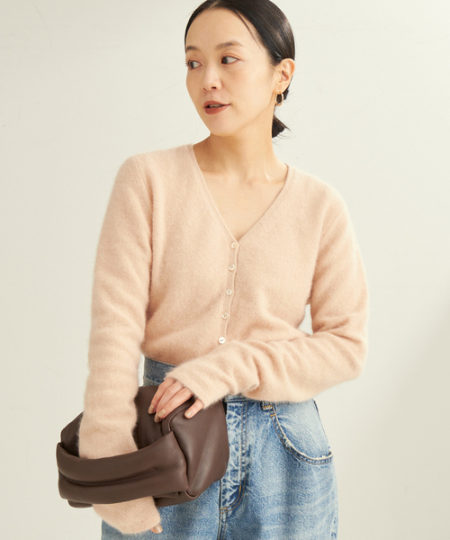 plage（プラージュ） ニットカーディガン FREE ベージュ レディース