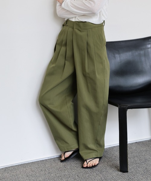 「select MOCA Et」 チノパンツ FREE カーキ レディース_画像7