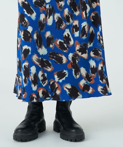 MACPHEE（マカフィー） ロングスカート 36 ブルー系その他2 レディース