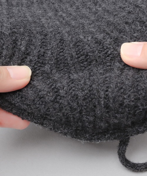 「Basiquenti」 ニットキャップ FREE ブラック レディース_画像8