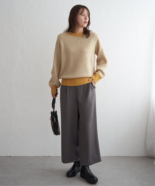 Diagram ダイアグラム ニット ジャガード トップス 秋冬 Diagram（ダイアグラム） WOMEN ニット GRACE CONTINENTAL グレース