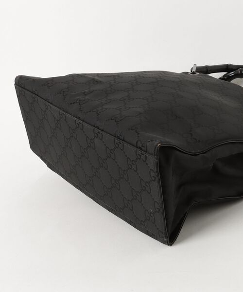 GUCCI（グッチ） GG柄 バンブー ハンドバッグ - ブラック レディース