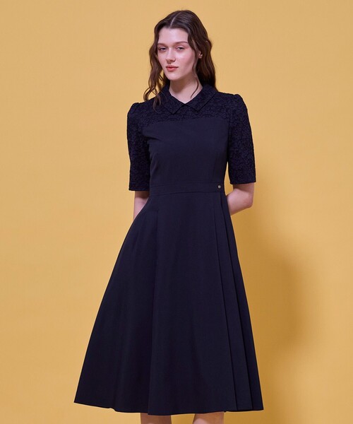 ワンピース LACE A LA CARTE HALF SLEEVE ドレスの画像