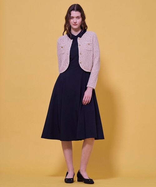 ワンピース LACE A LA CARTE HALF SLEEVE ドレスの画像