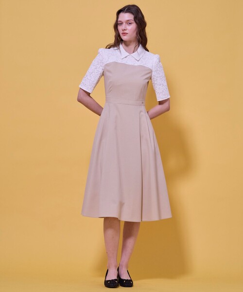 ワンピース LACE A LA CARTE HALF SLEEVE ドレスの画像