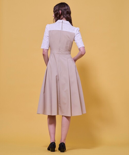 ワンピース LACE A LA CARTE HALF SLEEVE ドレスの画像