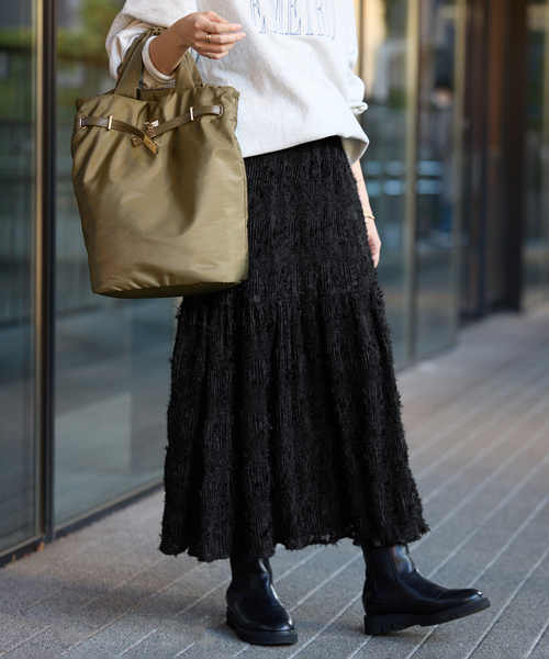 スローブ イエナ（SLOBE IENA）/マジョリカジャガードフレアスカート SLOBE IENA（スローブイエナ） スカート マジョリカジャガードフレア