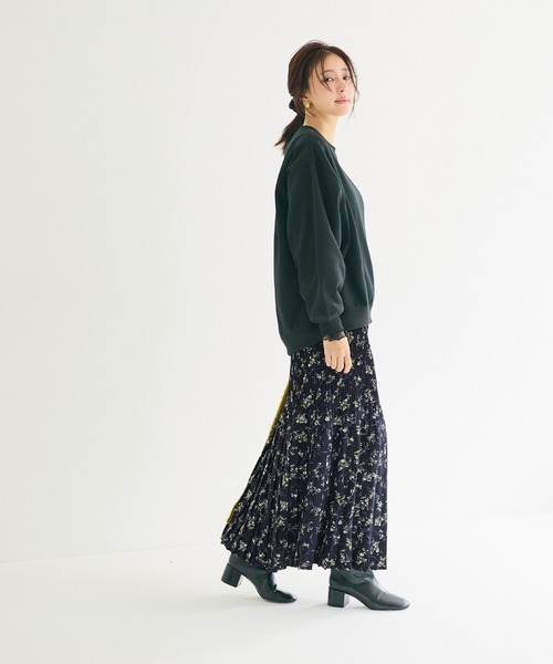 coca（コカ） スカート 花柄プリーツロングスカート : ZOZOTOWN Yahoo