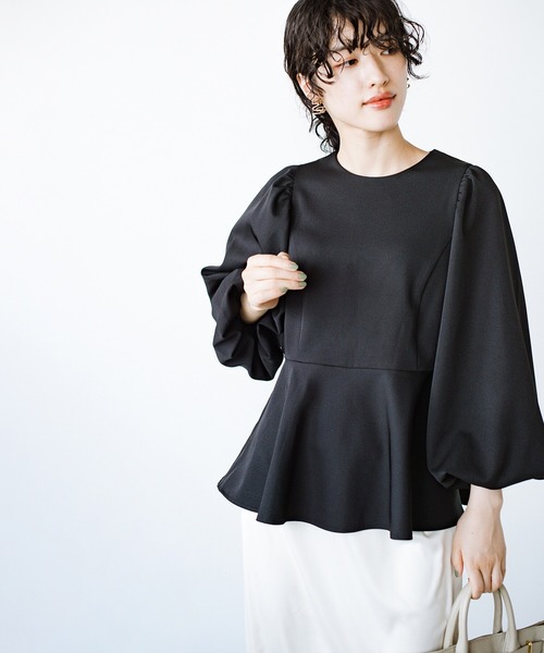 「haco!」 セットアップ MEDIUM ブラック レディース_画像5