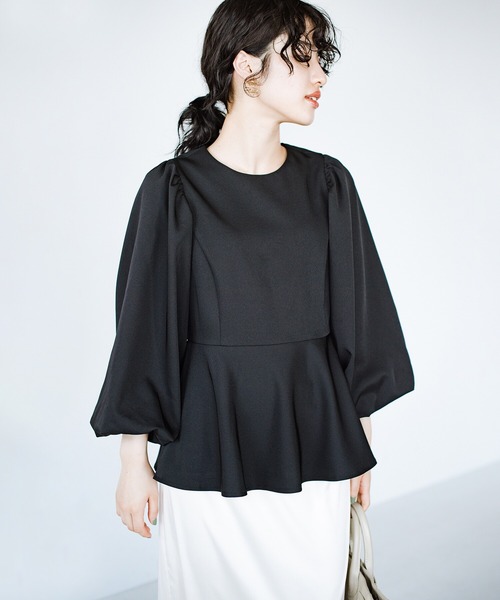 「haco!」 セットアップ MEDIUM ブラック レディース_画像8