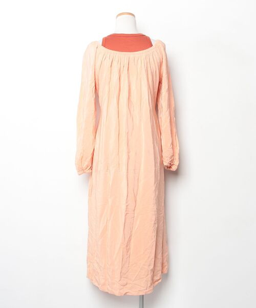 「CLANE」 長袖ワンピース 0 ピンク レディース_画像2