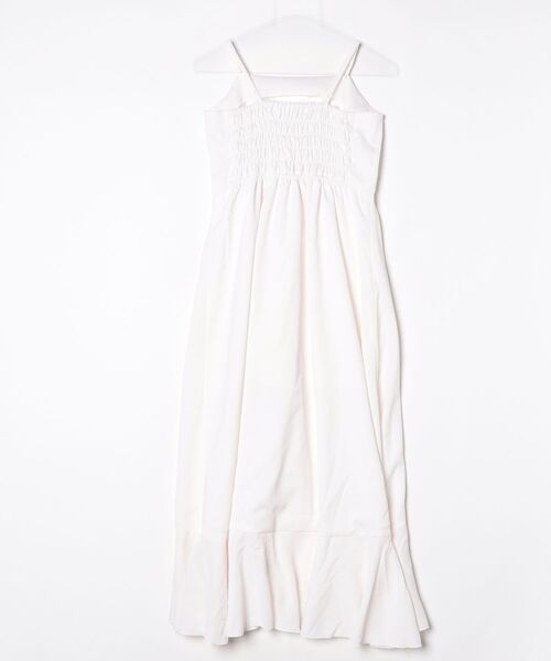 「one after another NICE CLAUP」 キャミソールワンピース FREE オフホワイト レディース_画像2