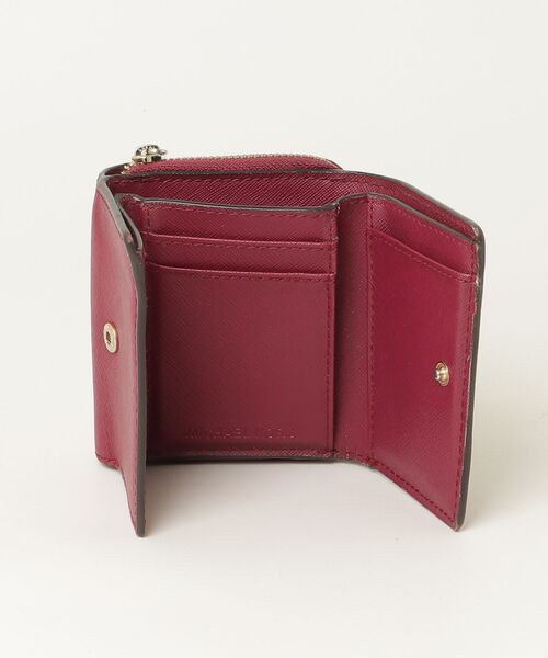 3 新品 MICHAEL KORS 財布 折り財布 レッド 三つ折り財布 MICHAEL KORS（マイケルコース） 財布 - レッド レディース : ZOZOTOWN