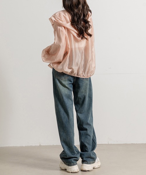 「DAY CLOSET」 デニムパンツ X-SMALL ライトブルー レディース_画像7