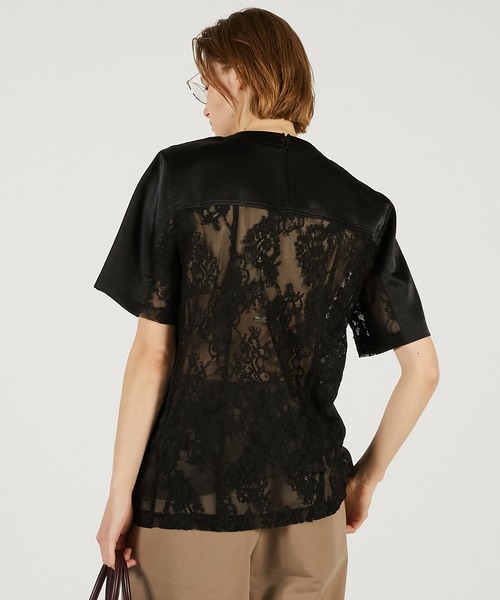 プランクプロジェクト ピグメントレーストップ Tシャツ カットソー 半袖 黒 PRANK PROJECT(プランク プロジェクト)｜ピグメントレーストップ