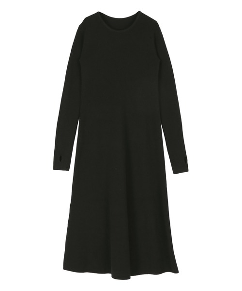 「titivate」 ニットワンピース L ブラック レディース_画像2