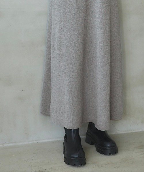 「titivate」 ニットワンピース L ブラック レディース_画像8