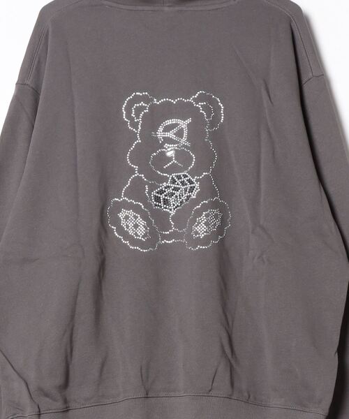 「OY」 プルオーバーパーカー L グレー レディース_画像3