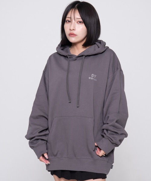 「OY」 プルオーバーパーカー L グレー レディース_画像5