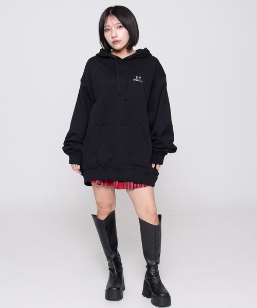 「OY」 プルオーバーパーカー L グレー レディース_画像6