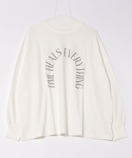 「DouDou」 「siro」長袖カットソー FREE オフホワイト レディース_画像2