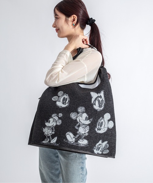 かごバッグ カゴバッグ 「Anita Bilardi」トートバッグ 　かごバッグ ラフィア　ワンハンドルバッグ_11