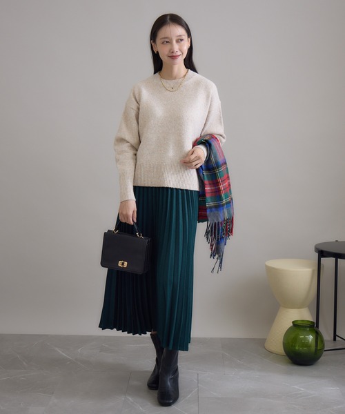 「KATHARINE ROSS」 「ATELIERSIX」長袖ニット MEDIUM ピンク レディース_画像2